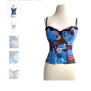 Christian Dior F/W 2001’s Rare French Trompe L’oeil Bustier